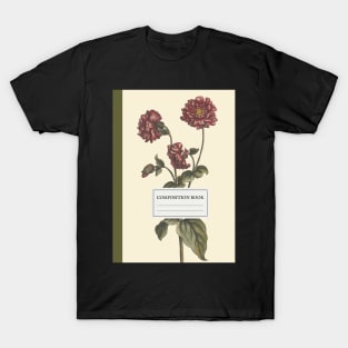 Aesthetic Vintage Floral Composition Book T-Shirt